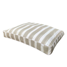 Load image into Gallery viewer, Tan stripe mattress dog bed