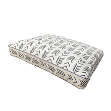 Load image into Gallery viewer, White and black mattress dog bed