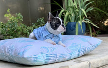 Load image into Gallery viewer, Blue purple pillow dog bed