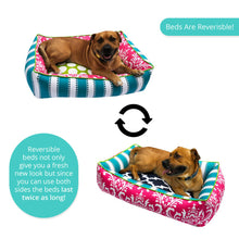 Load image into Gallery viewer, Pink dog bed