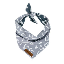 Load image into Gallery viewer, Heart Dog bandana
