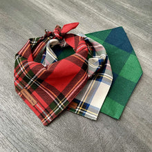 Load image into Gallery viewer, Christmas holiday dog bandana
