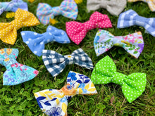 Load image into Gallery viewer, Yellow Mini Dot Bow Tie
